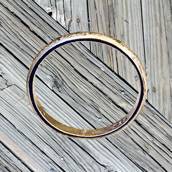 Sterling Silver Smooth Thin Band Ring Size 8 - Picture 13 of 15